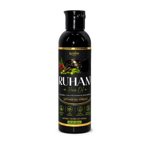 Ruhani Hair Oil- Anti Hair Fall Formula- (200Ml)