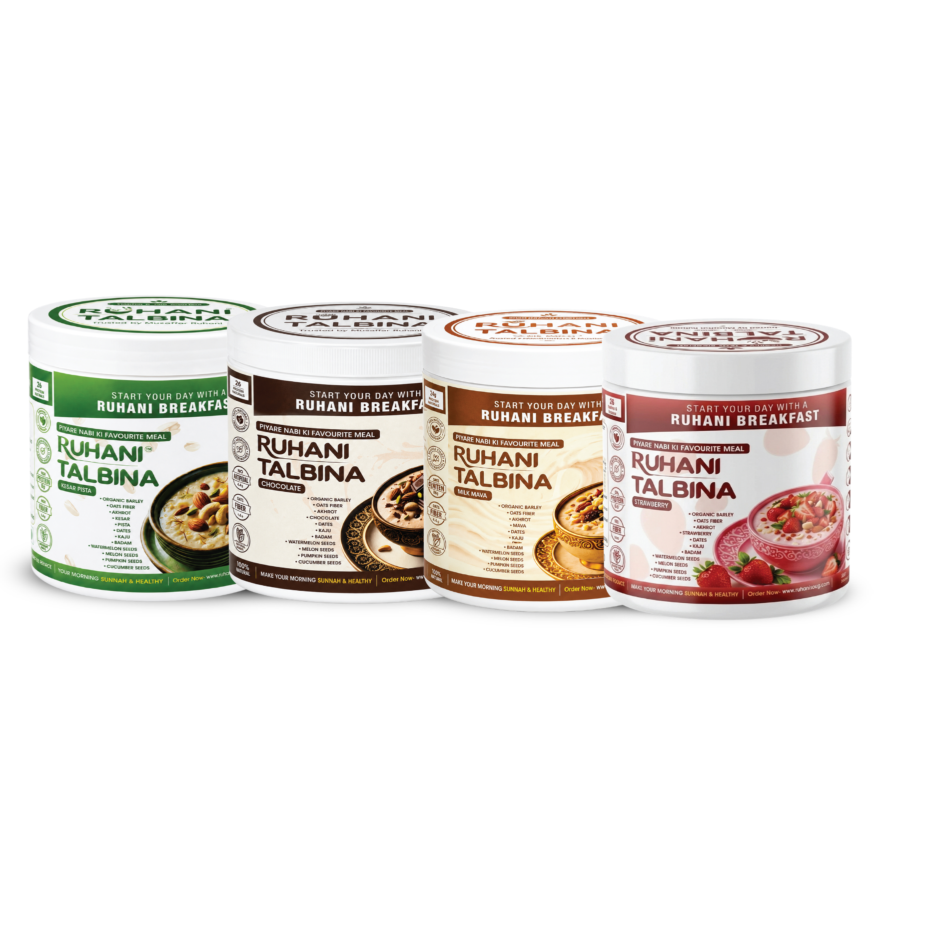 Ruhani Talbina Combo Pack (4 Flavours)