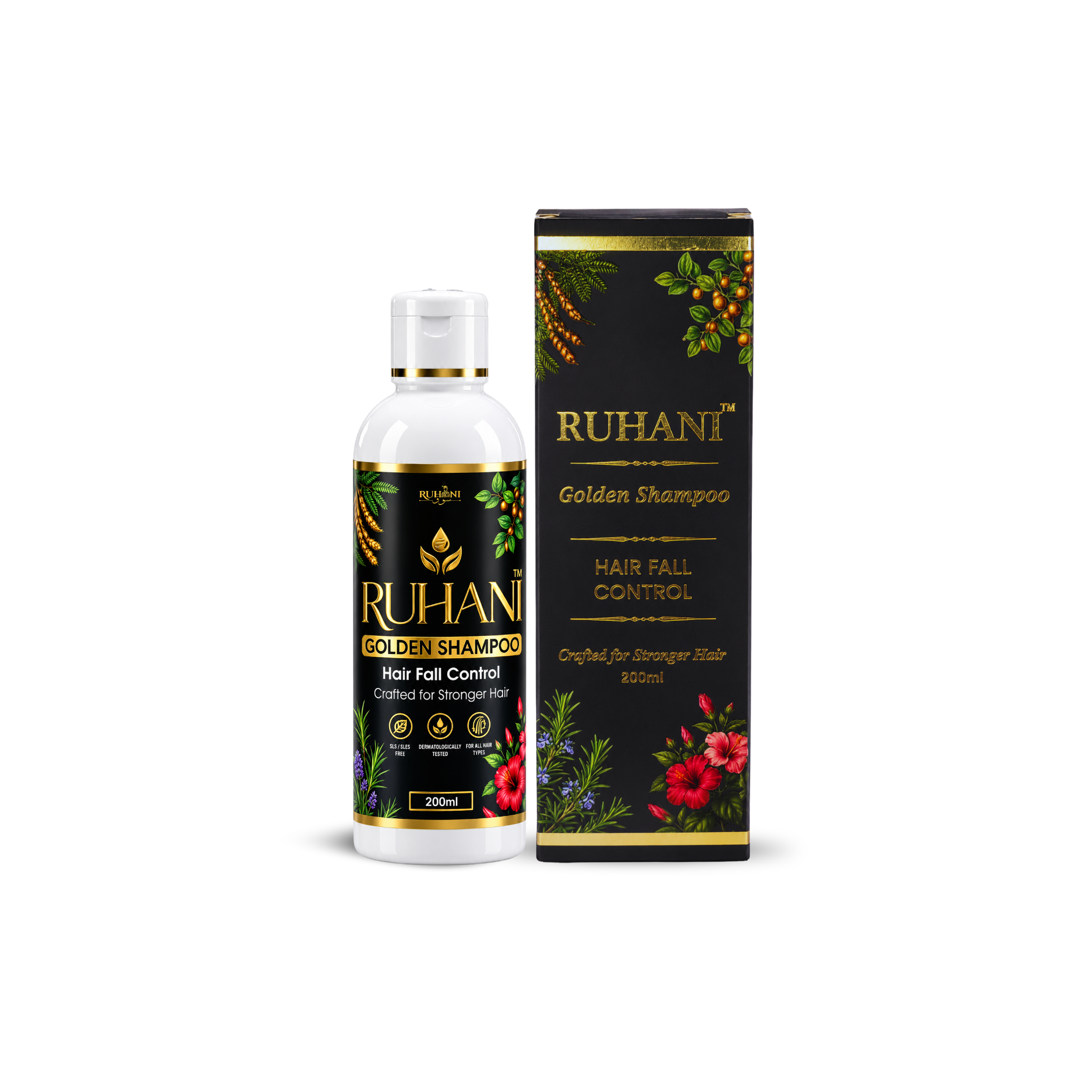 Ruhani Golden Shampoo – Hair Growth Formula