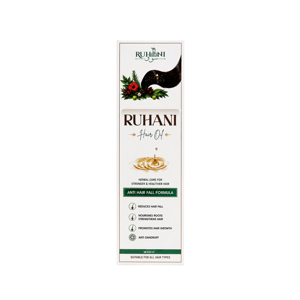 Ruhani Hair Oil- Anti Hair Fall Formula- (200Ml)