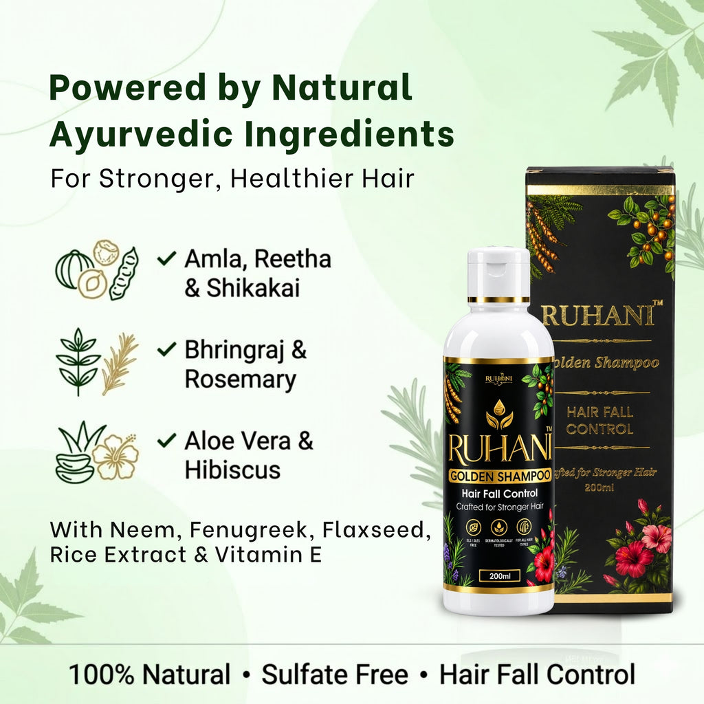 Ruhani Golden Shampoo – Hair Growth Formula