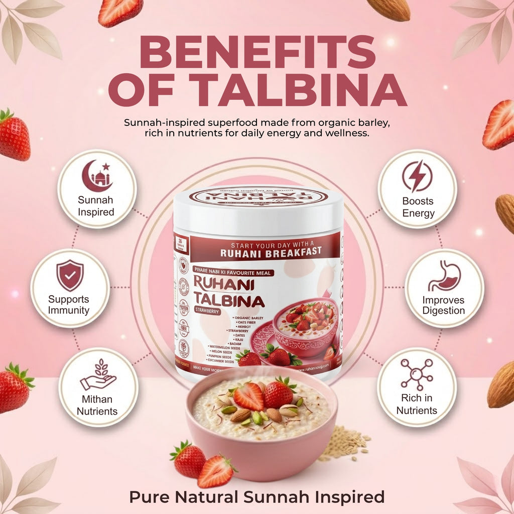 Ruhani Talbina Strawberry – Sunnah-Inspired Nutritious Breakfast