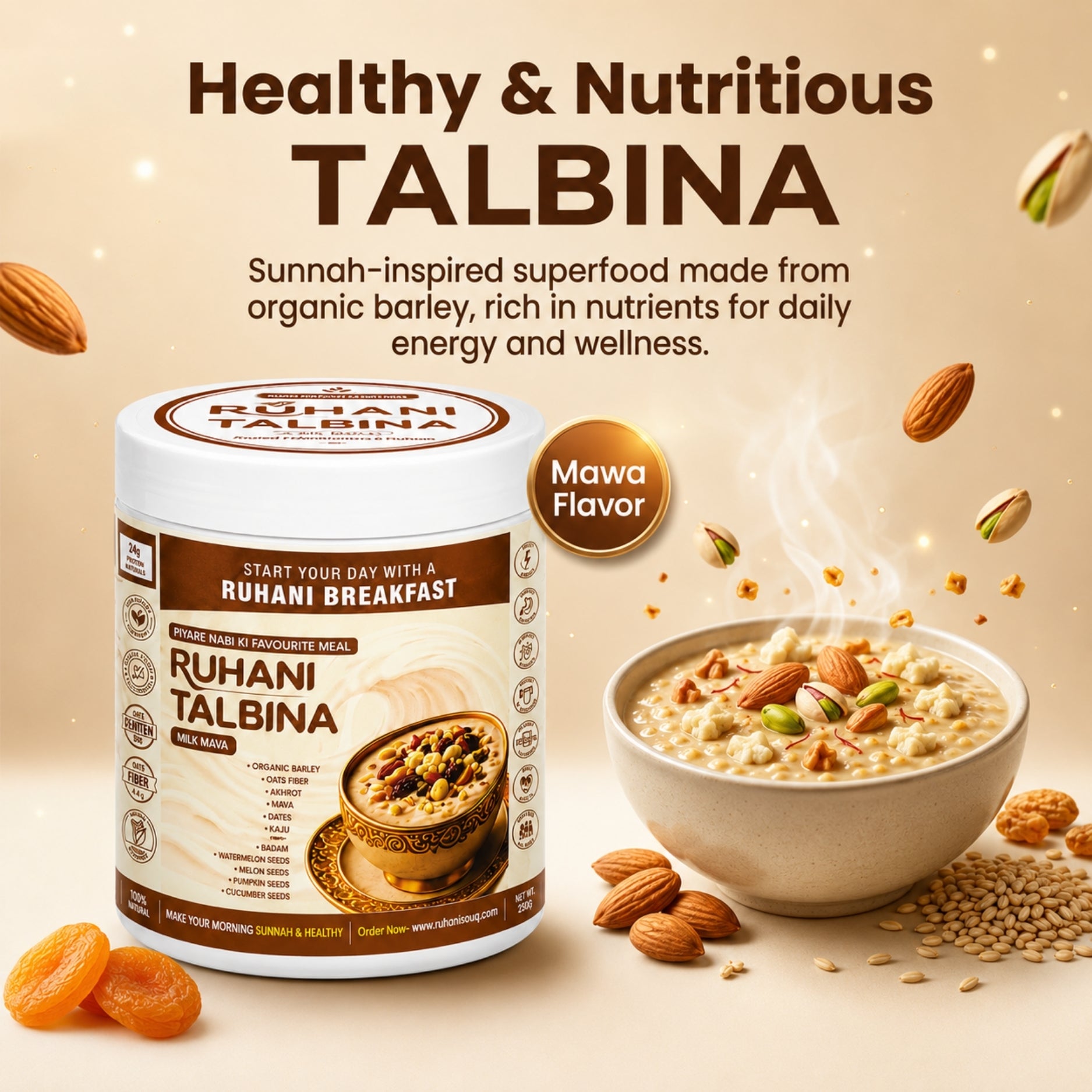 Ruhani Talbina Milk Mawa – Rich & Creamy Sunnah Breakfast