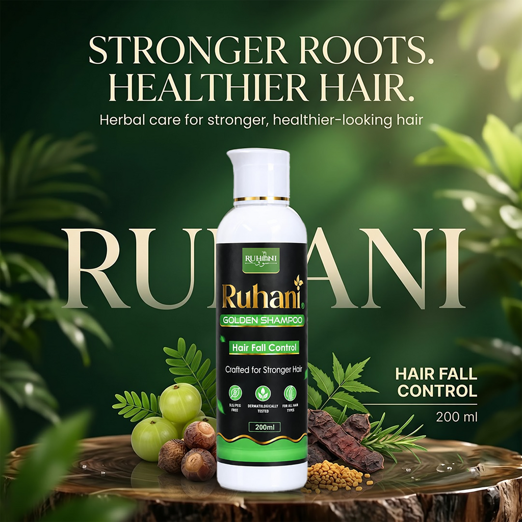 Ruhani Golden Shampoo – Hair Growth Formula