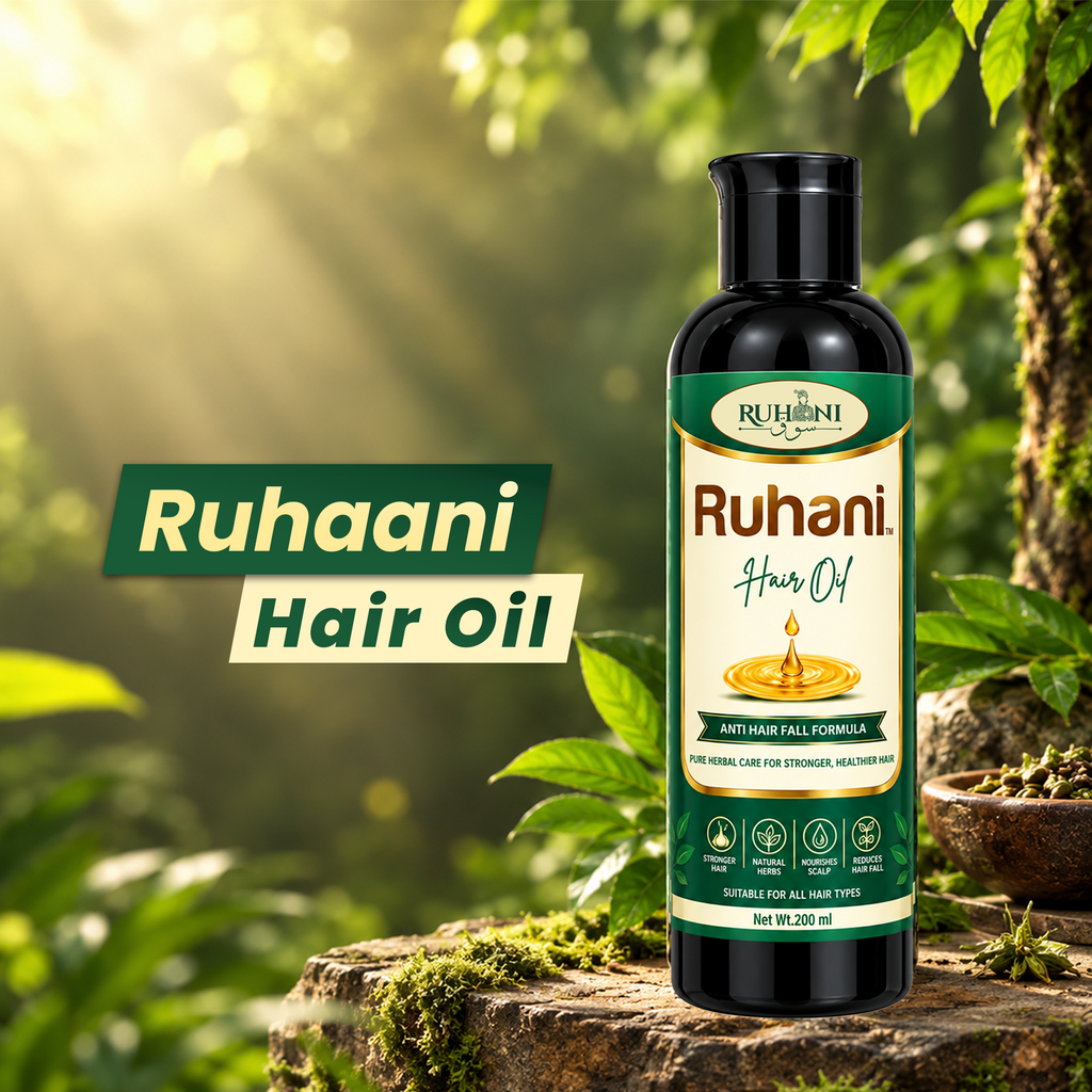 Ruhani Hair Oil- Anti Hair Fall Formula- (200Ml)