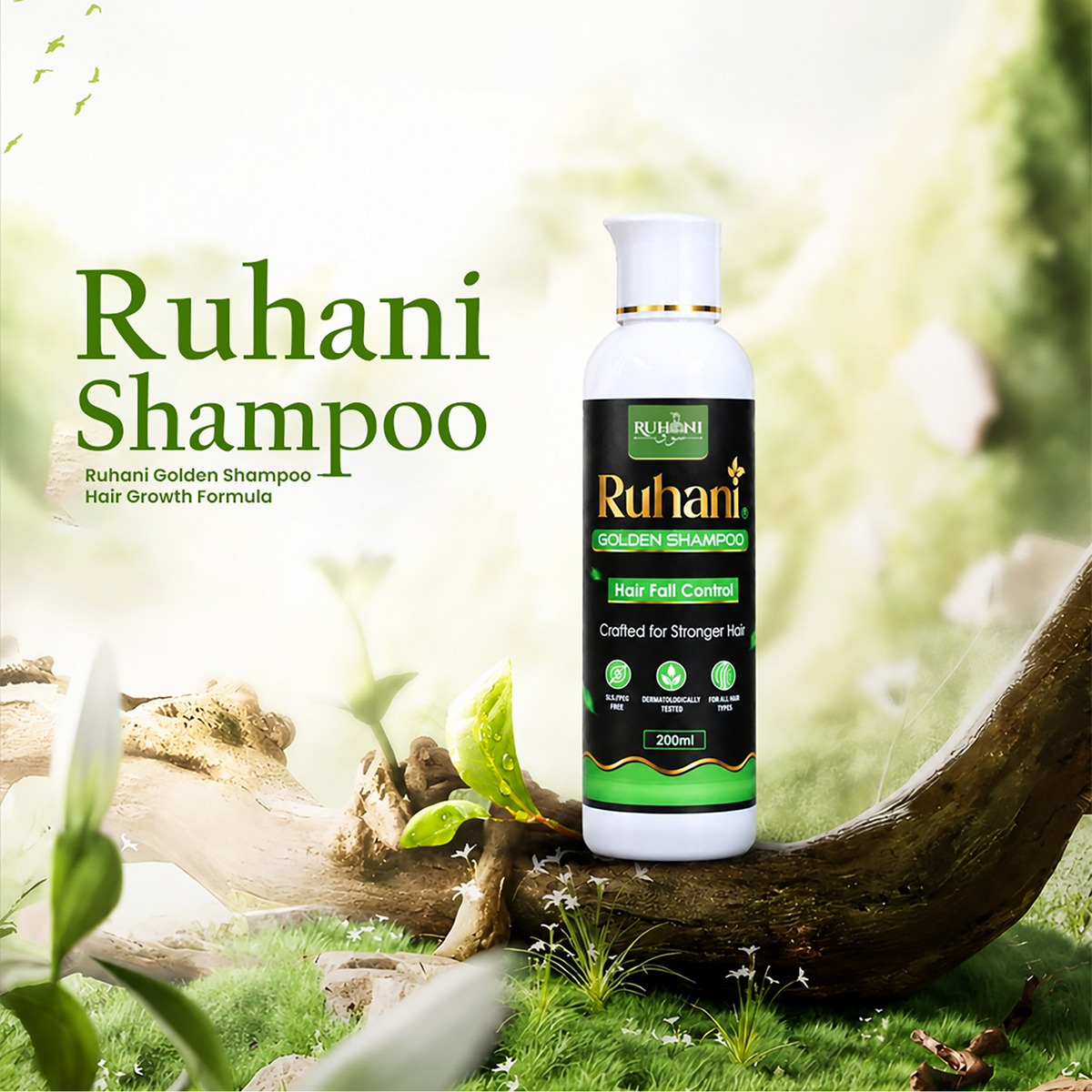 Ruhani Golden Shampoo – Hair Growth Formula