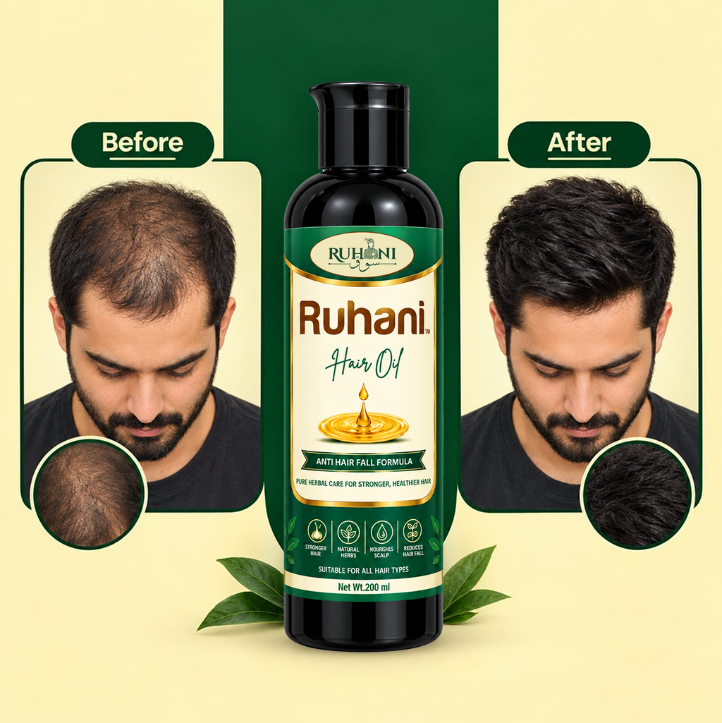 Ruhani Hair Oil- Anti Hair Fall Formula- (200Ml)