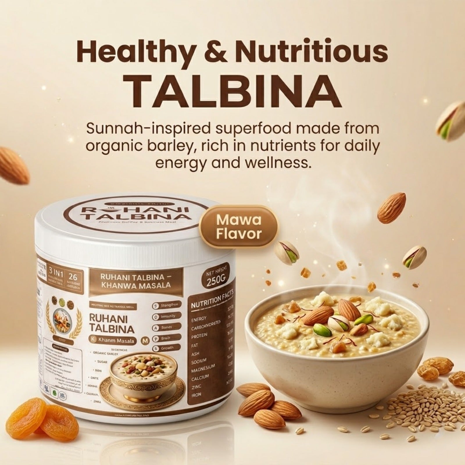 Ruhani Talbina Milk Mawa – Rich & Creamy Sunnah Breakfast