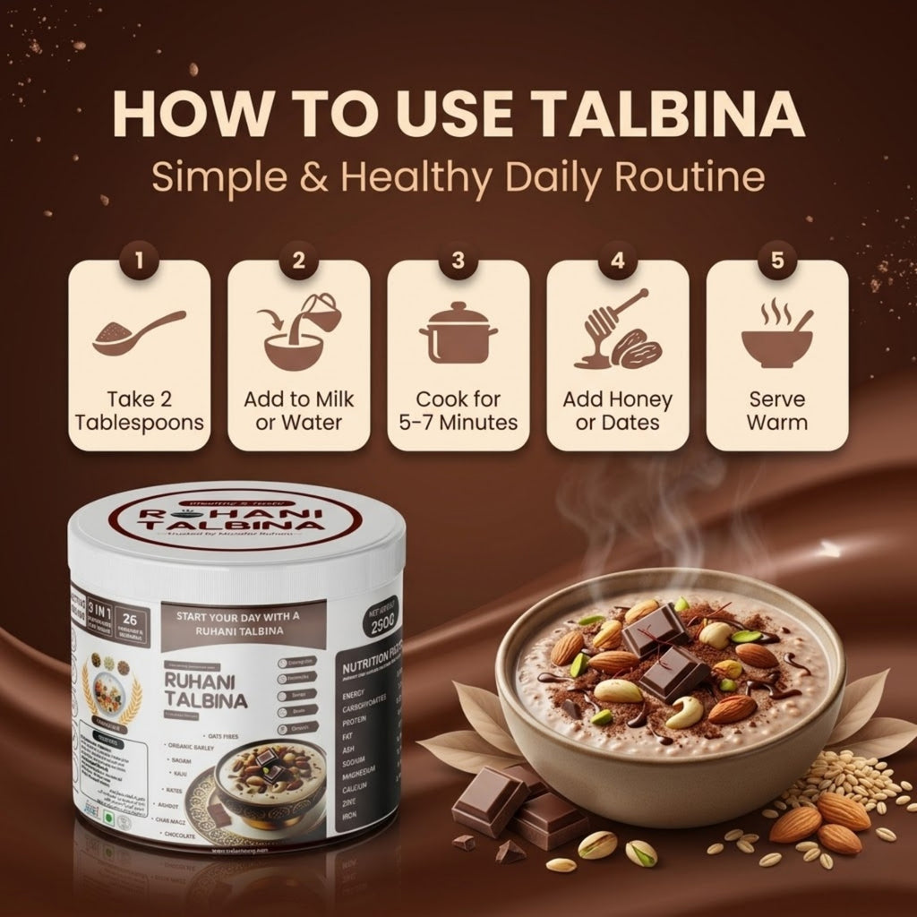 Ruhani Talbina Chocolate – Sunnah Healthy & Nutritious Breakfast