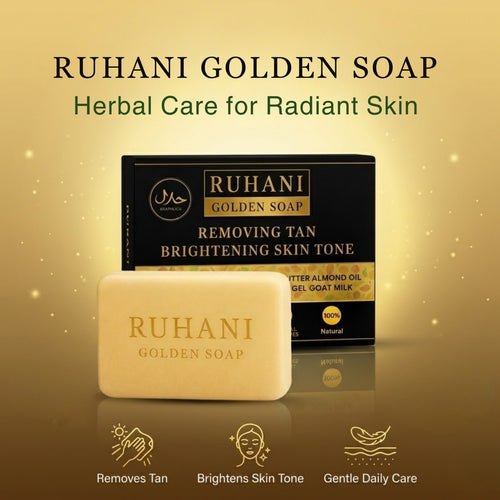 Ruhani Golden Soap – Natural Care (Pack of 3)