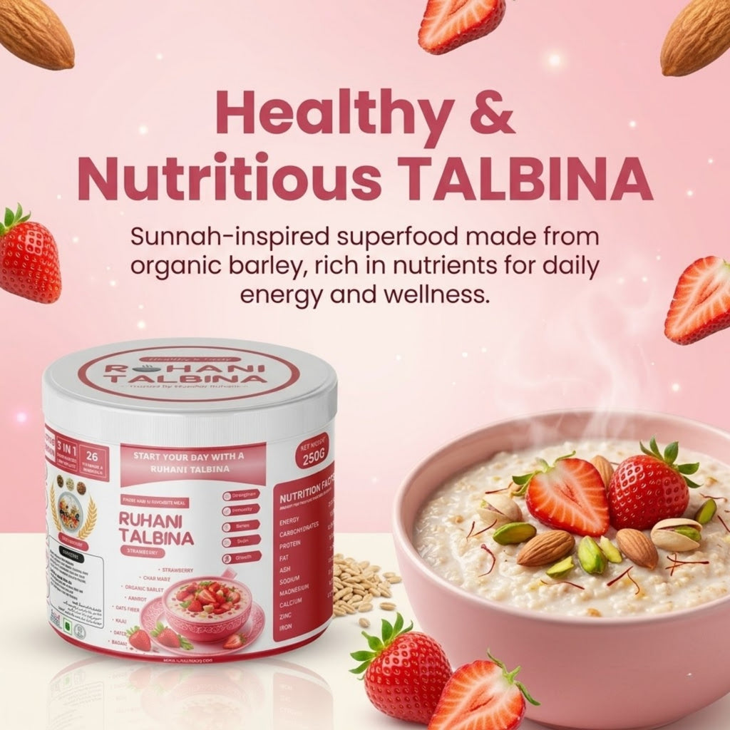 Ruhani Talbina Strawberry – Sunnah-Inspired Nutritious Breakfast