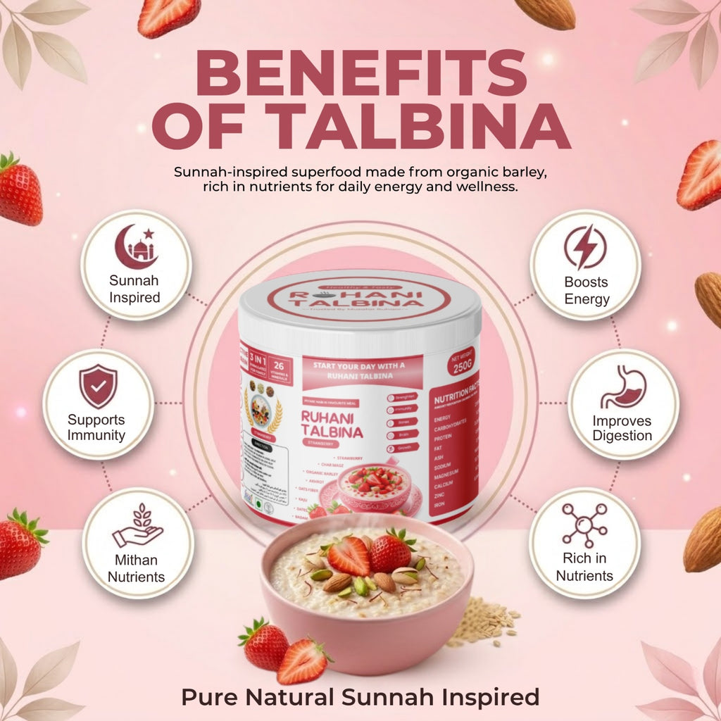 Ruhani Talbina Strawberry – Sunnah-Inspired Nutritious Breakfast
