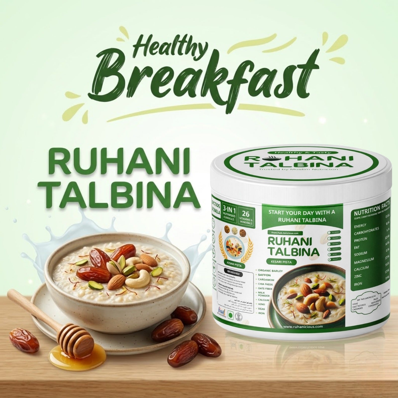 Ruhani Talbina – Sunnah Healthy & Tasty Breakfast