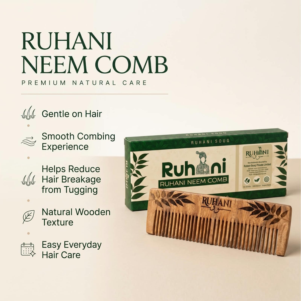 Ruhani Neem Comb