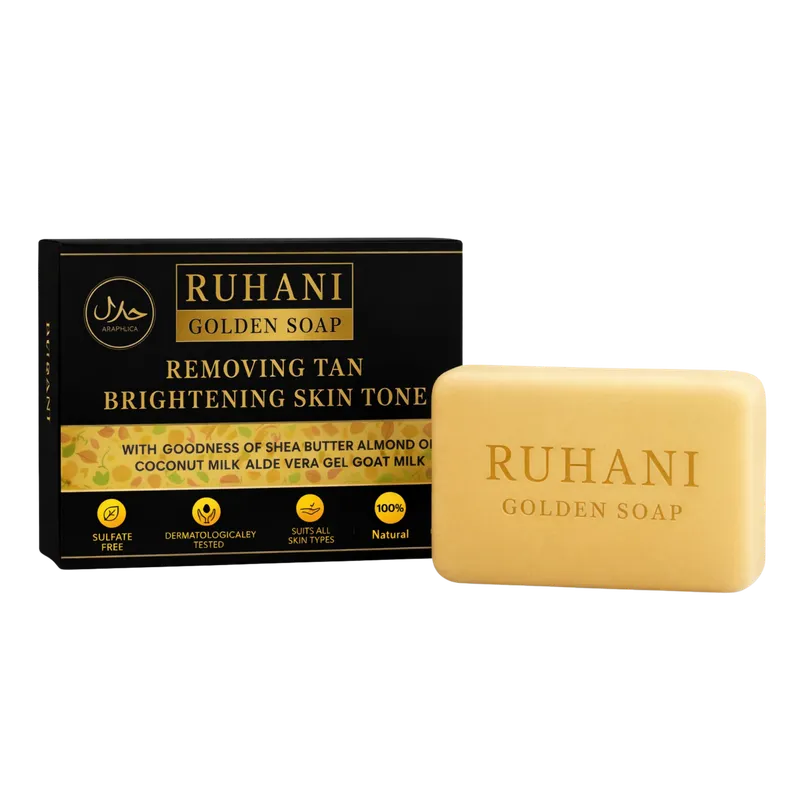 Ruhani Golden Soap – Natural Care (Pack of 3)